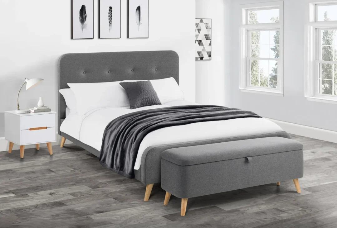 Grey bed