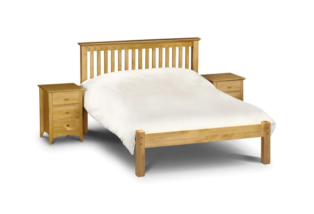 Pine wooden bed