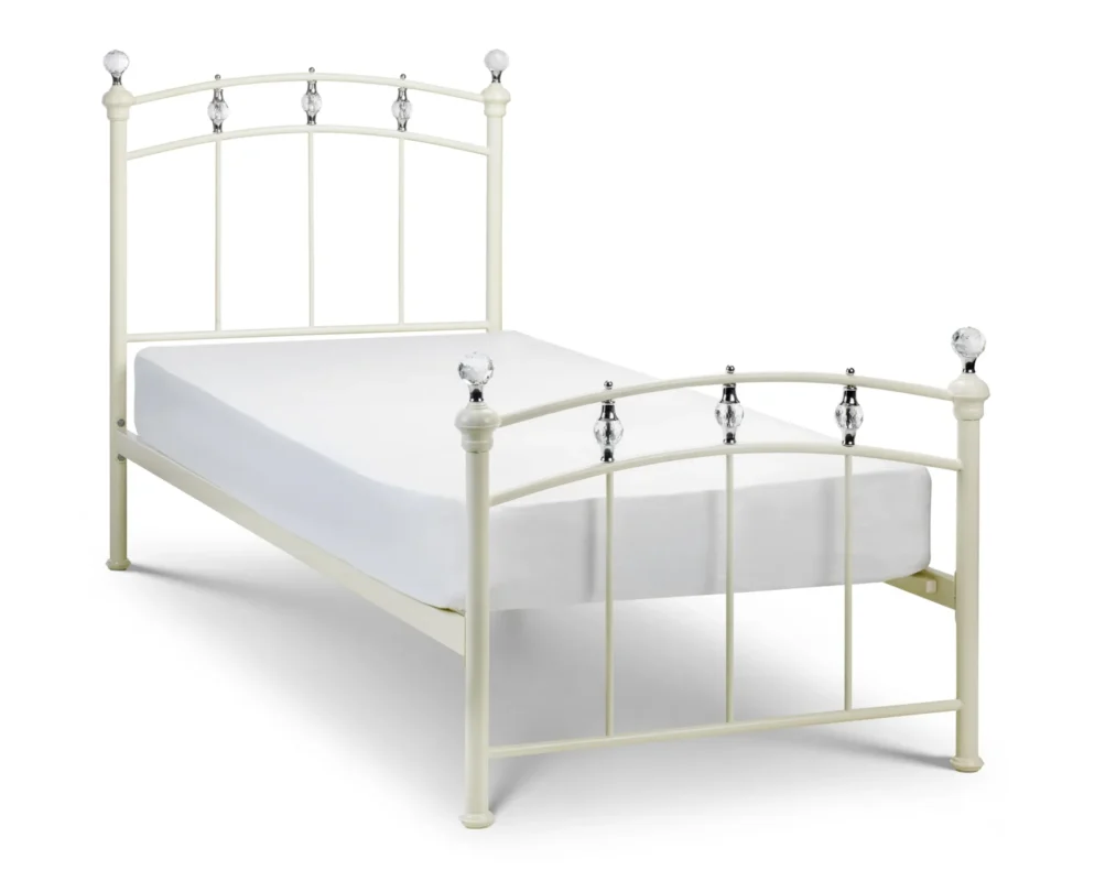 Sophie White Metal Bed Frame