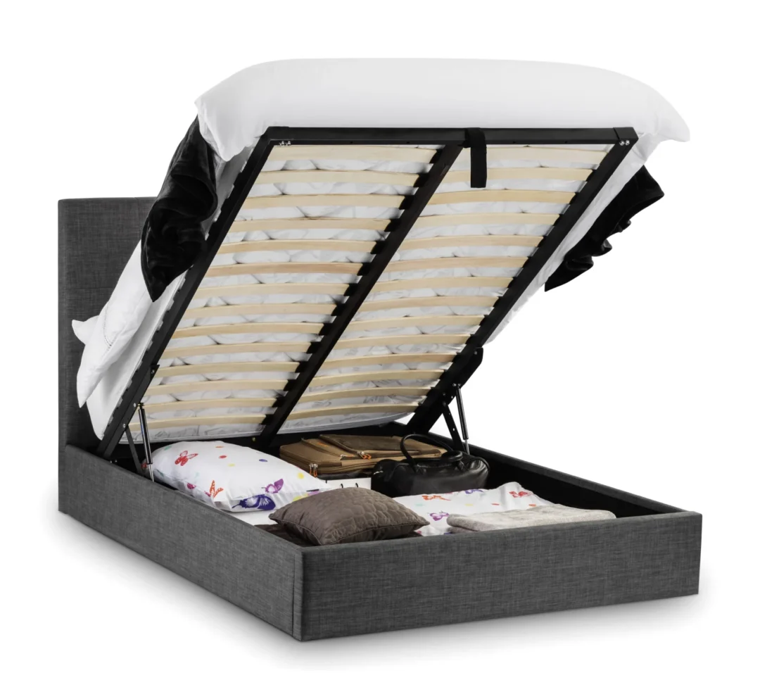 Sorrento Fabric Lift-Up Storage Bed